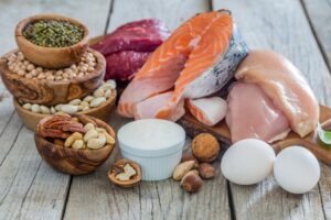 Healthy proteins for over 50s