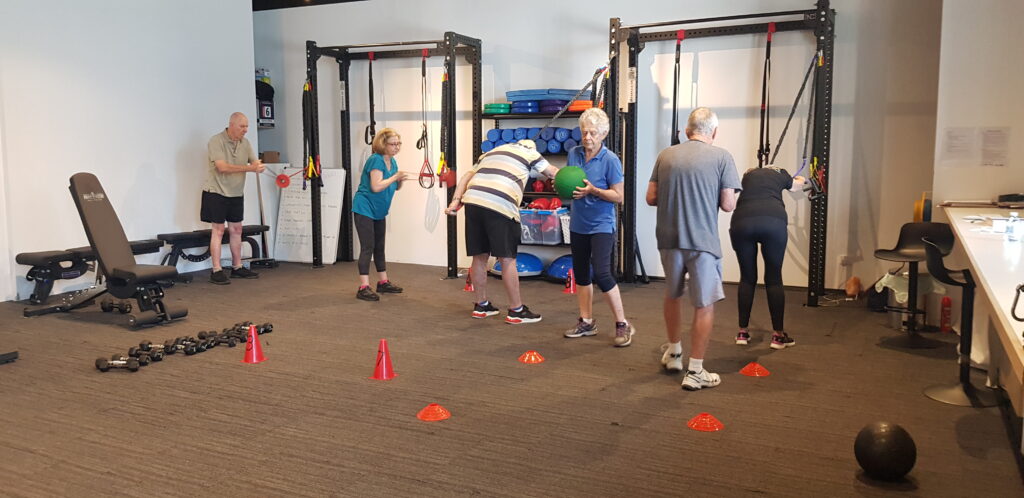 Senior fitness group class located in hurstville near me - strength training for seniors
